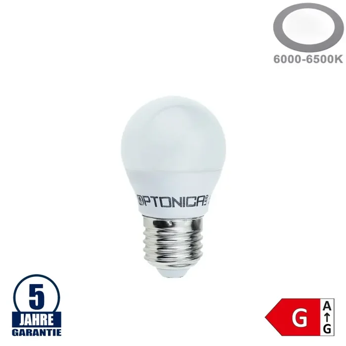 4W LED E27 G45 Birne Kunststoff Professional Kaltweiß