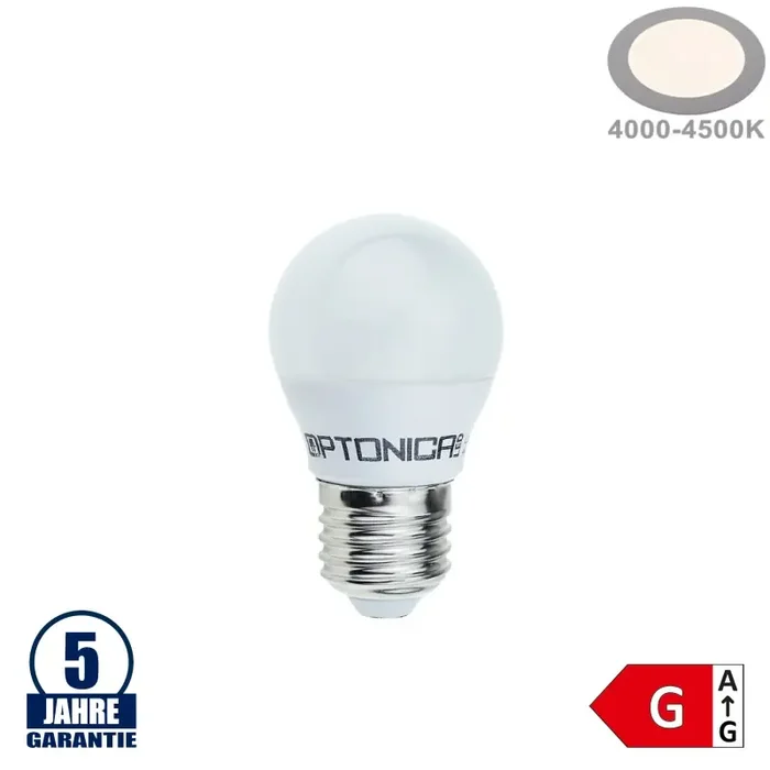 4W LED E27 G45 Birne Kunststoff Professional Neutralweiß