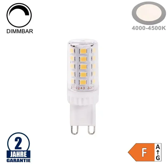 4W LED G9 230V Neutralweiß Dimmbar