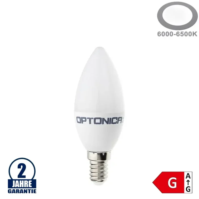 5,5W LED E14 Kerze Kunststoff Kaltweiß