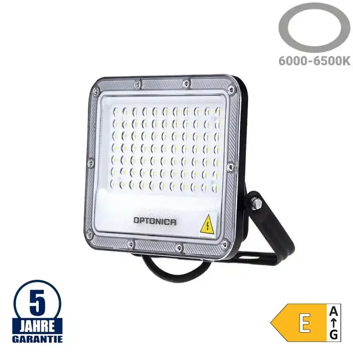 50W LED Fluter Professional Schwarz Kaltweiß