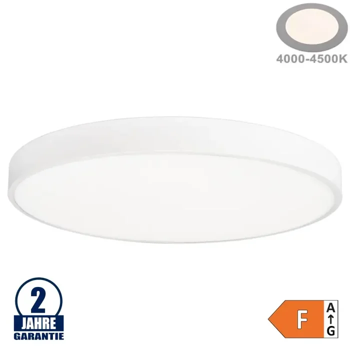 54W LED Deckenleuchte Rund Weiß Neutralweiß