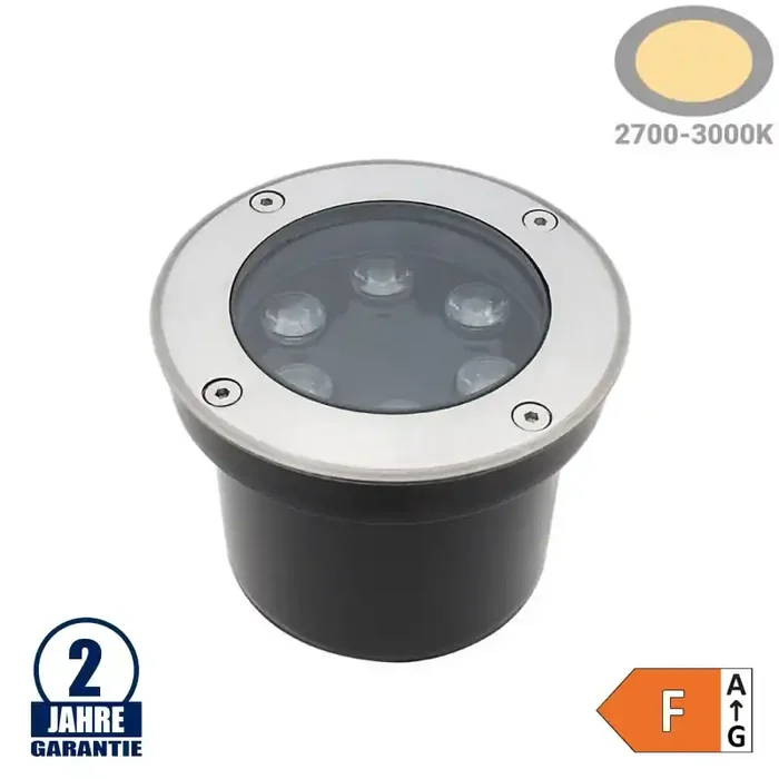 5W LED Bodenleuchte für Außenmontage 230V IP65 Warmweiß