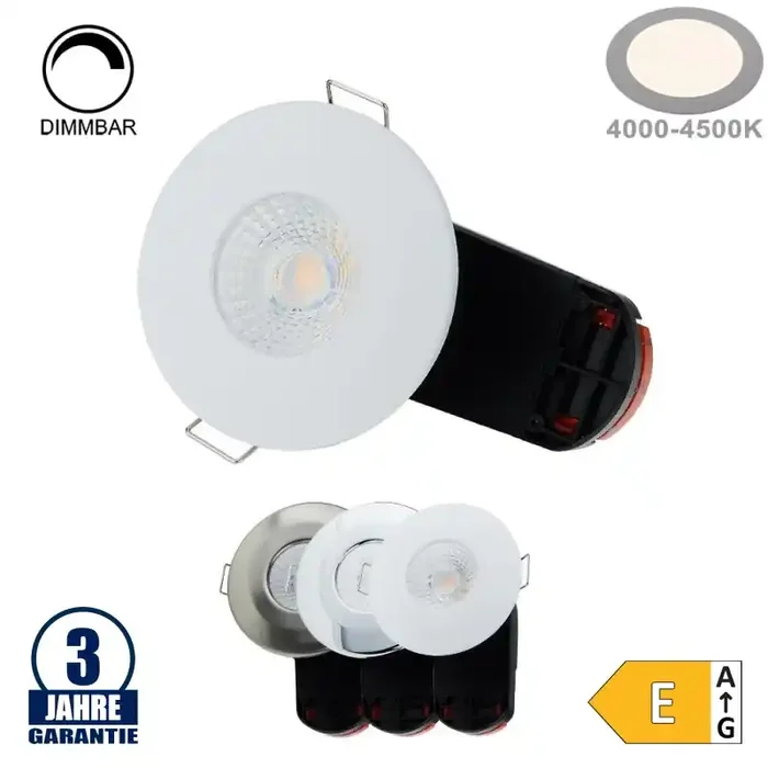 6W LED Einbauspot Rund Neutralweiß IP65