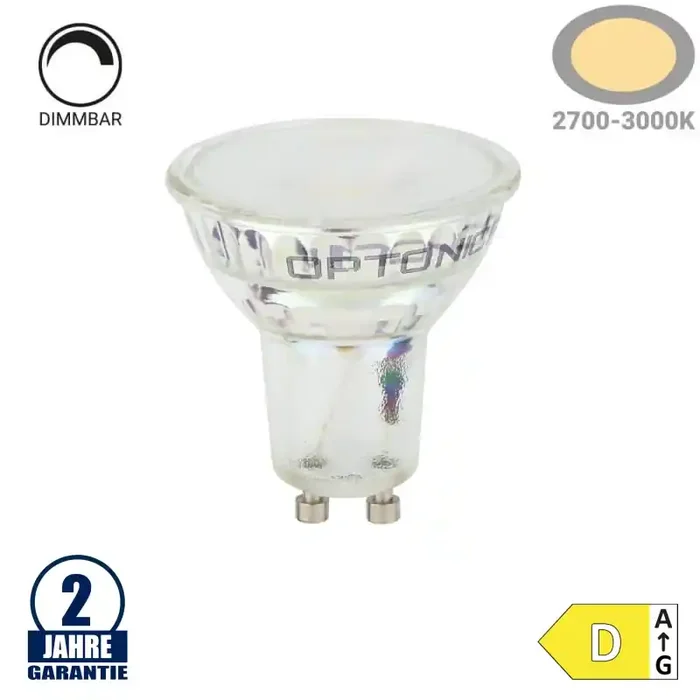 6W LED GU10 Spot Warmweiß Dimmbar