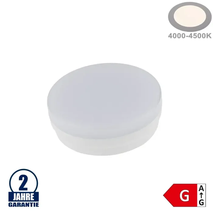 7W LED GX53 Spot 180° Neutralweiß