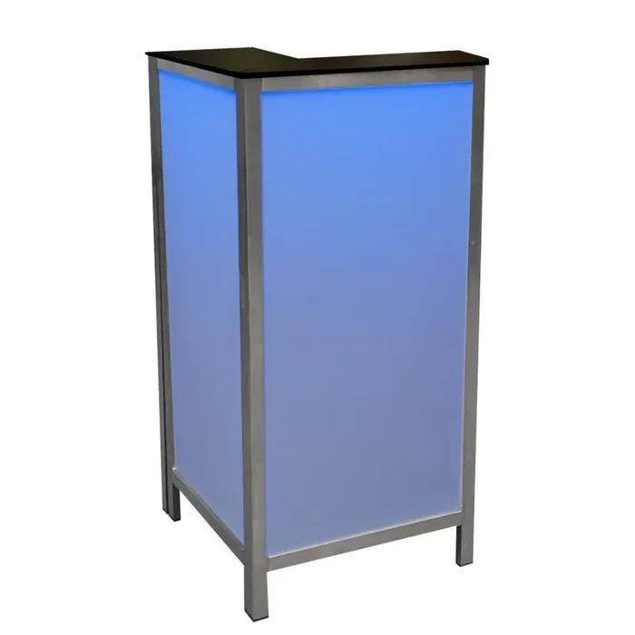 90° corner piece for LED long drink counters