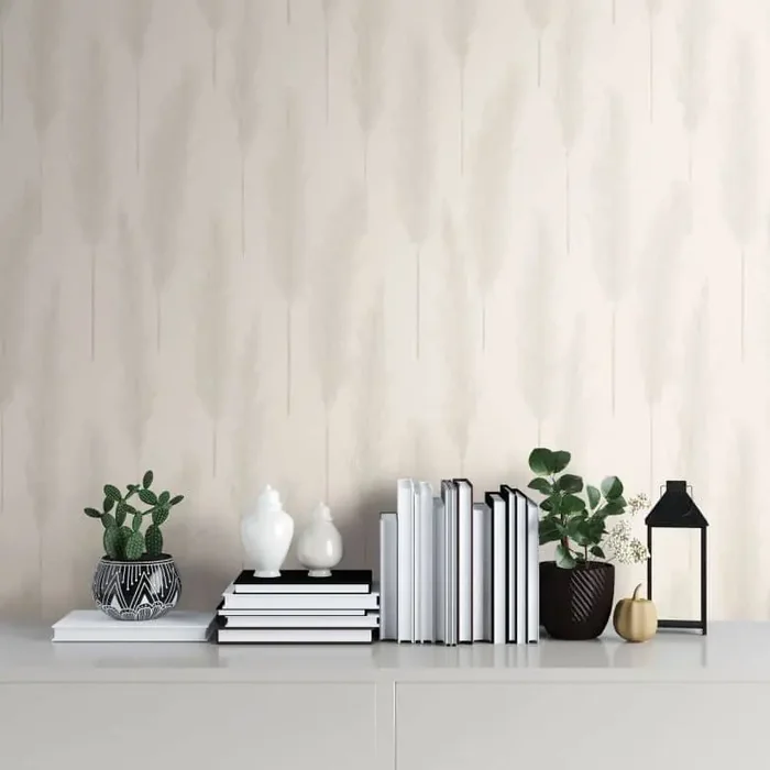 A.S. Création Tapete mit Gräsern Hygge Vliestapete grau, beige