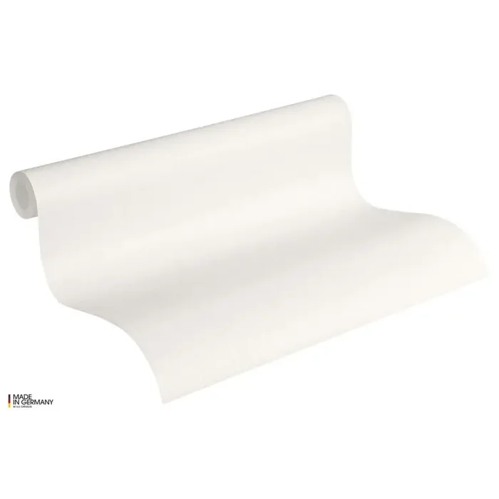 A.S. Création Vliestapete Authentic Walls Unitapete einfarbig metallic, weiß