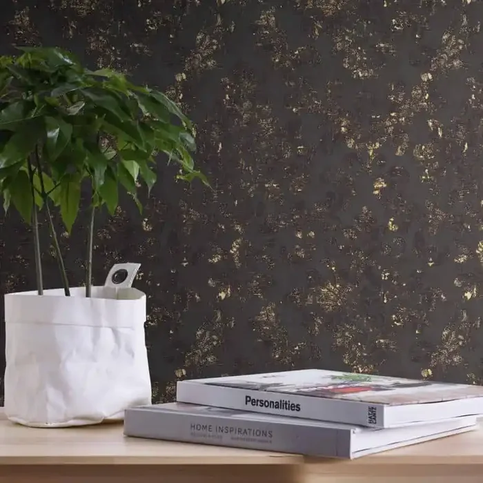 A.S. Création Vliestapete Neue Bude 2.0 Used Glam Barocktapete mit Ornamenten metallic, schwarz