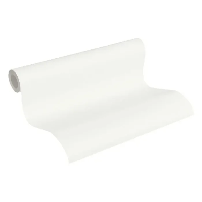 A.S. Création Vliestapete Trendwall mit Glitter Tapete Uni creme, metallic, weiß