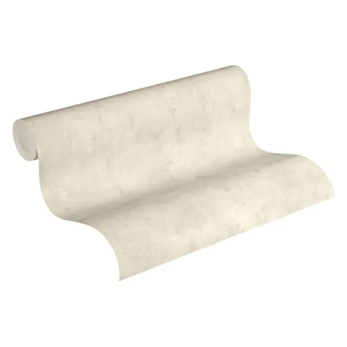 A.S. Création Vliestapete Used Look Unitapete einfarbig beige, grau, weiß