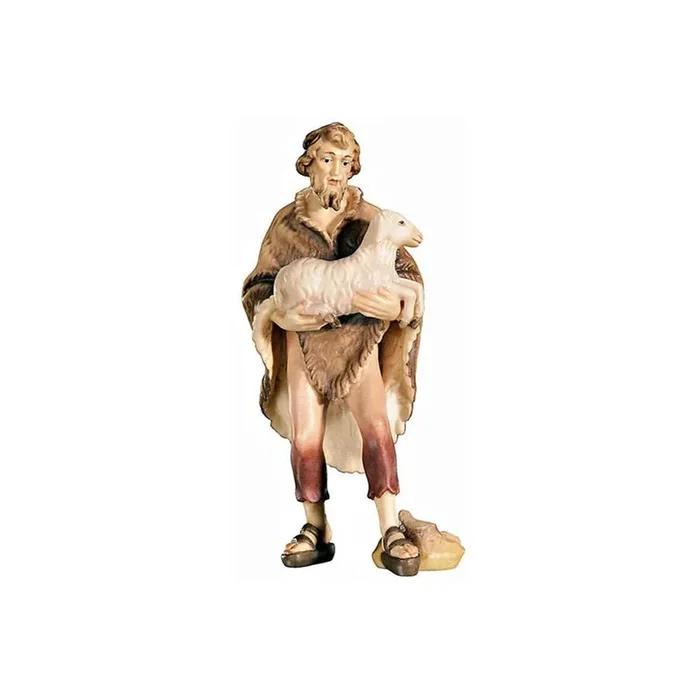 A-Shepherd with lamb