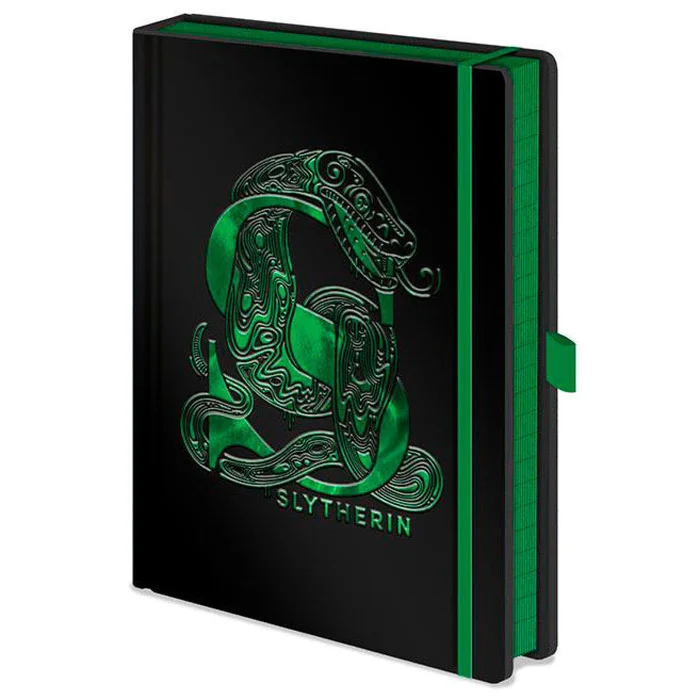 A5-Notizbuch Pyramid Harry Potter Slytherin Premium [Größe 14,8×21 cm]