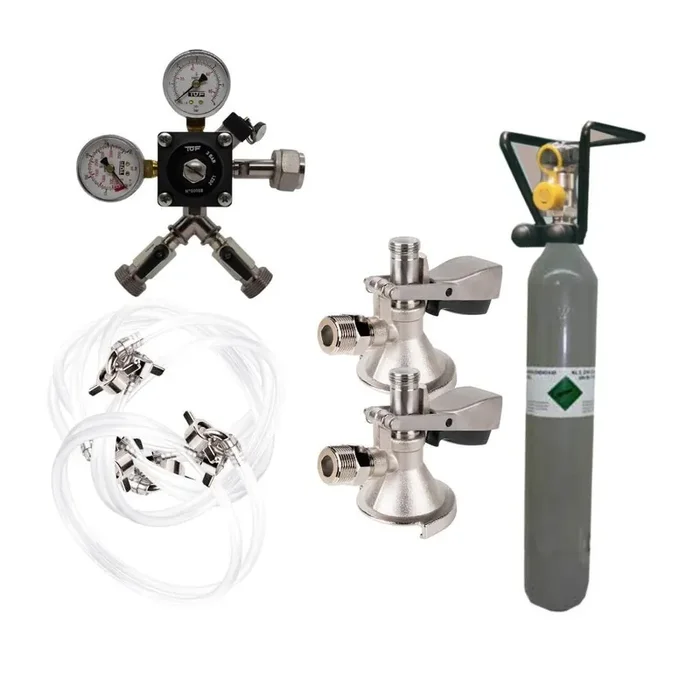 Accessory set for 2-line dispensing systems, small