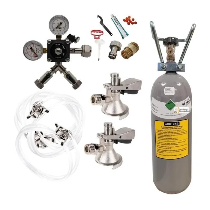 Accessory set for dispensing systems 2-line