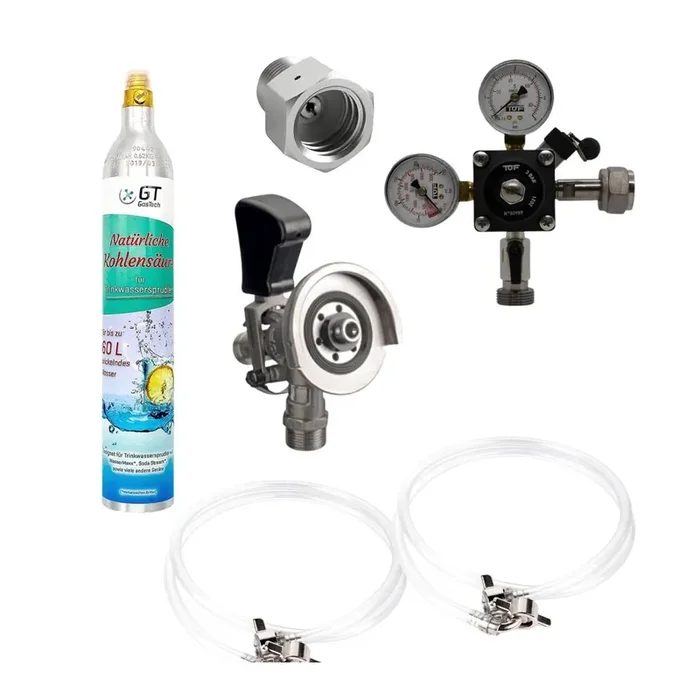 Accessory set for dispensing systems 425 gr. Soda cylinder conversion kit + combi cone