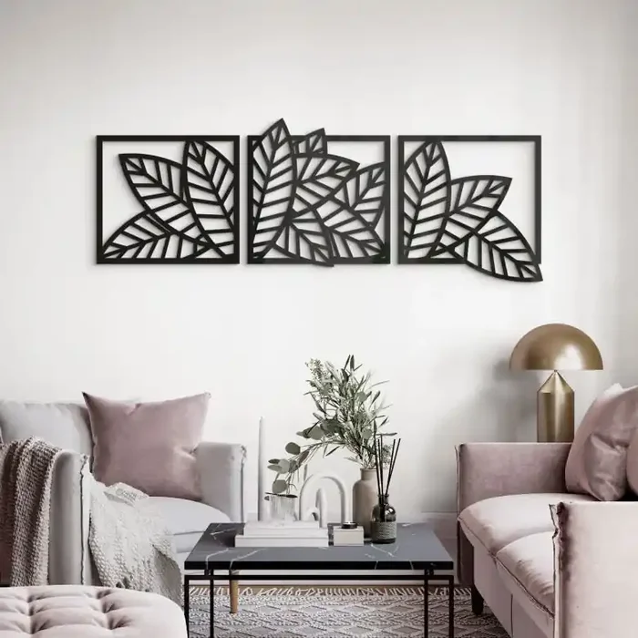 Acryldeko Blätter Set (3-teilig)