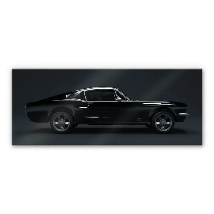 Acrylglasbild – Muscle Car – Panorama