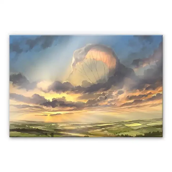 Acrylglasbild aerroscape – Wolkenflug