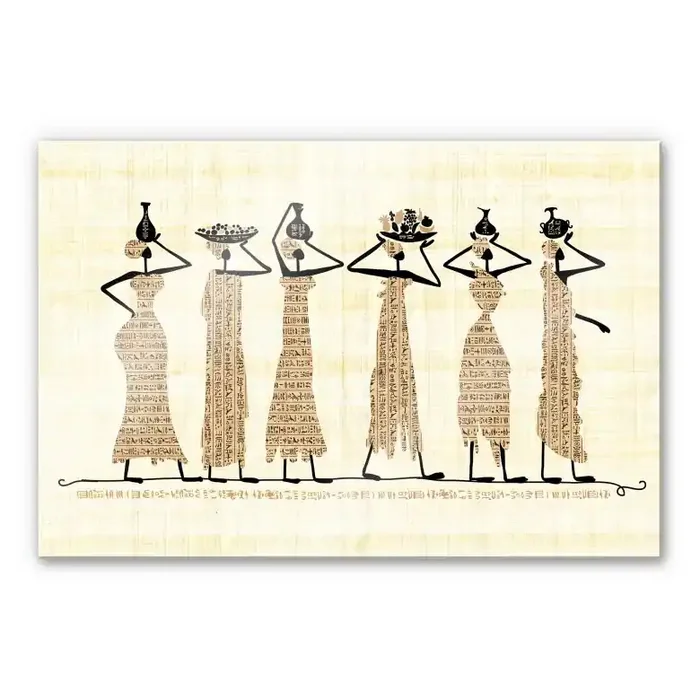 Acrylglasbild Ägyptische Frauen