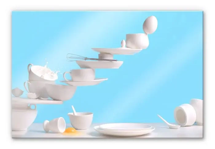 Acrylglasbild Belenko – One touch Omelette