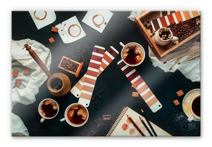 Acrylglasbild Belenko – Shades of Coffee