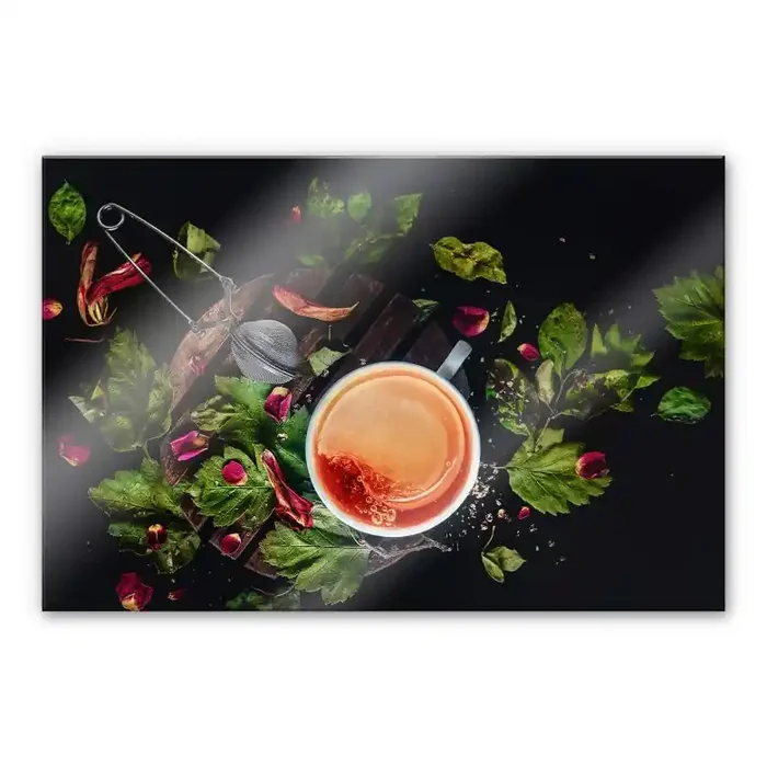 Acrylglasbild Belenko – Tea Lover