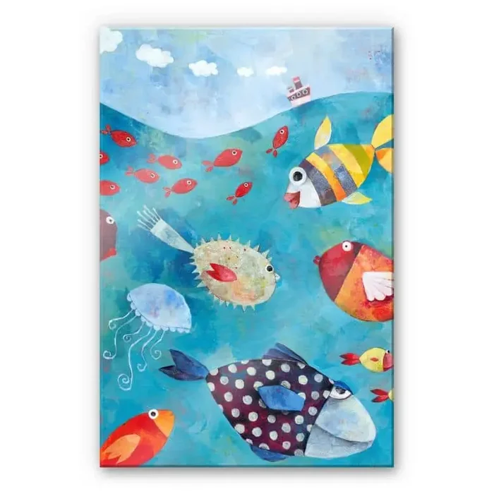 Acrylglasbild Blanz – Fische im Meer