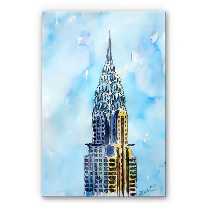 Acrylglasbild Bleichner – Chrysler Building in NYC