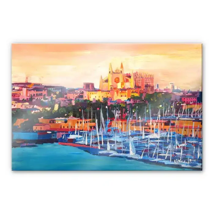 Acrylglasbild Bleichner – Kathedrale in Palma de Mallorca