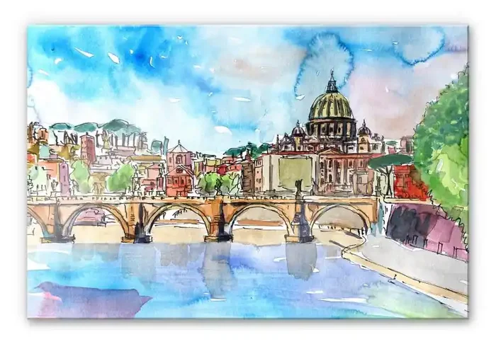 Acrylglasbild Bleichner – Vatican in Rome