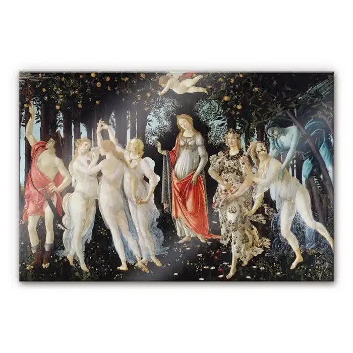 Acrylglasbild Botticelli – Der Frühling