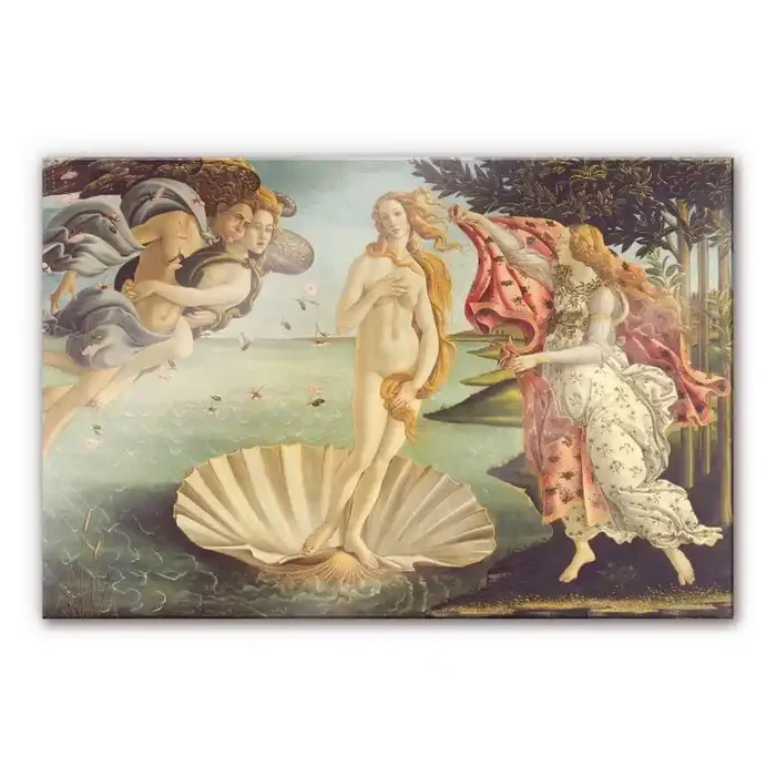 Acrylglasbild Botticelli – Geburt der Venus