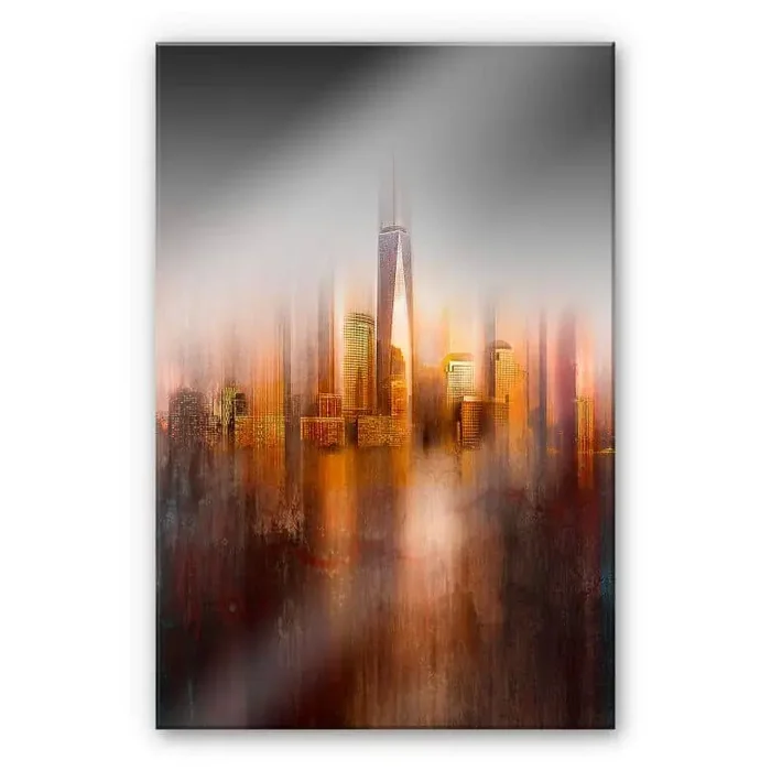 Acrylglasbild Chiriaco – New York im Abendlicht