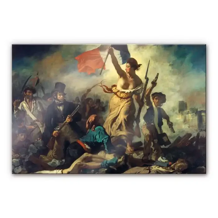 Acrylglasbild Delacroix – Die Freiheit führt das Volk