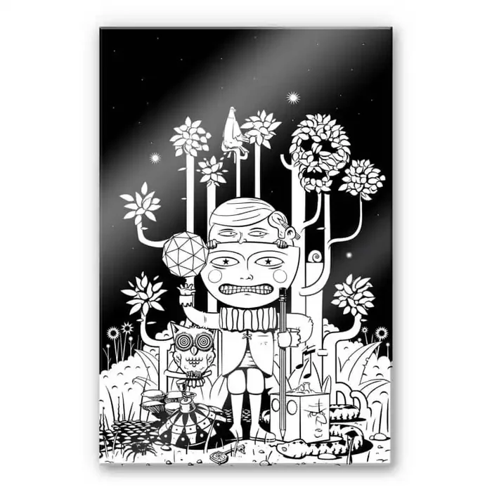 Acrylglasbild Drawstore – In the Woods