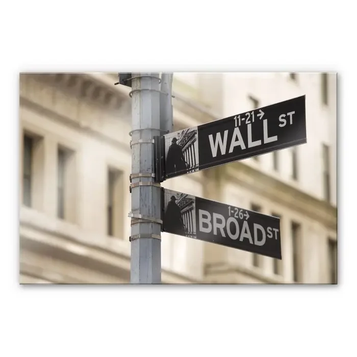 Acrylglasbild Wallstreet