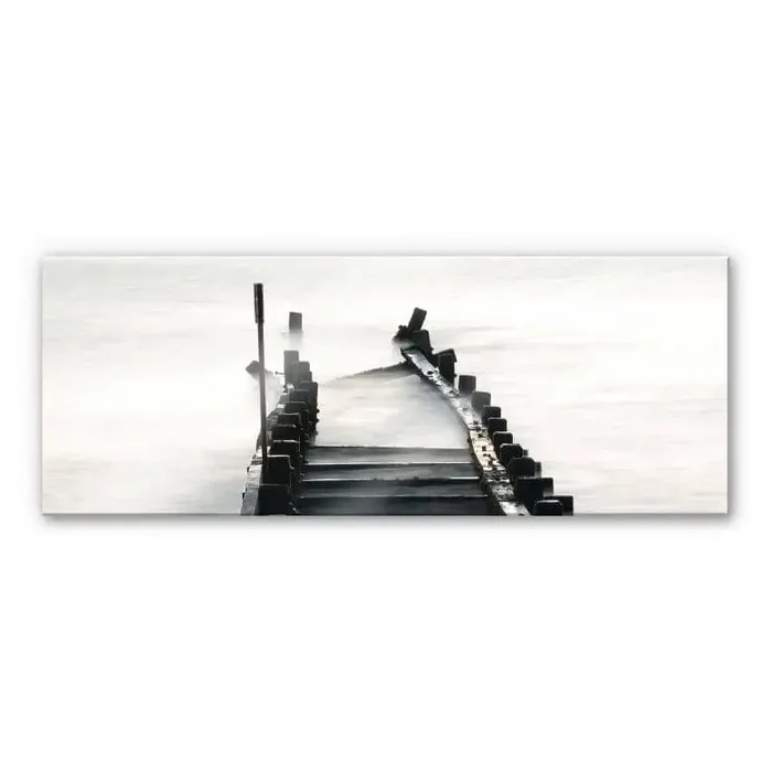 Acrylglasbild Way to nowhere – Panorama