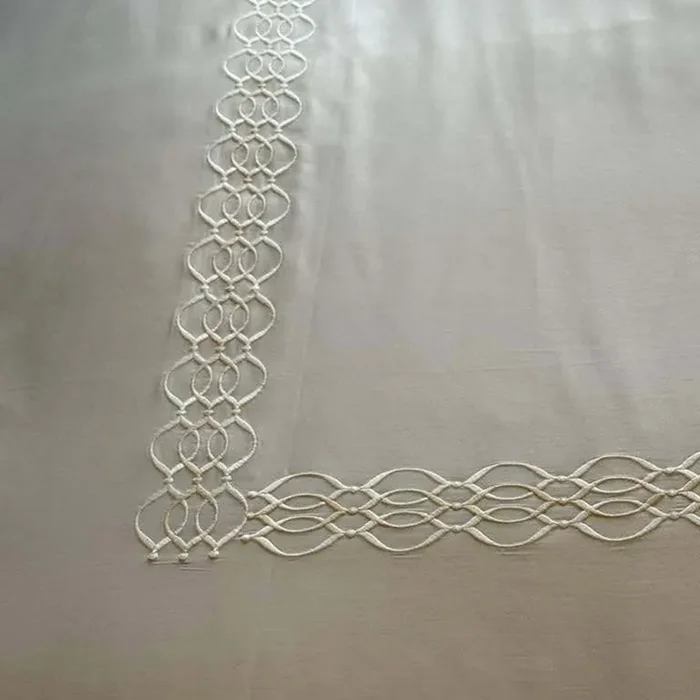 Ägyptischer Baumwoll-Bettbezug OVAL CHAIN von Cittadini – King Size