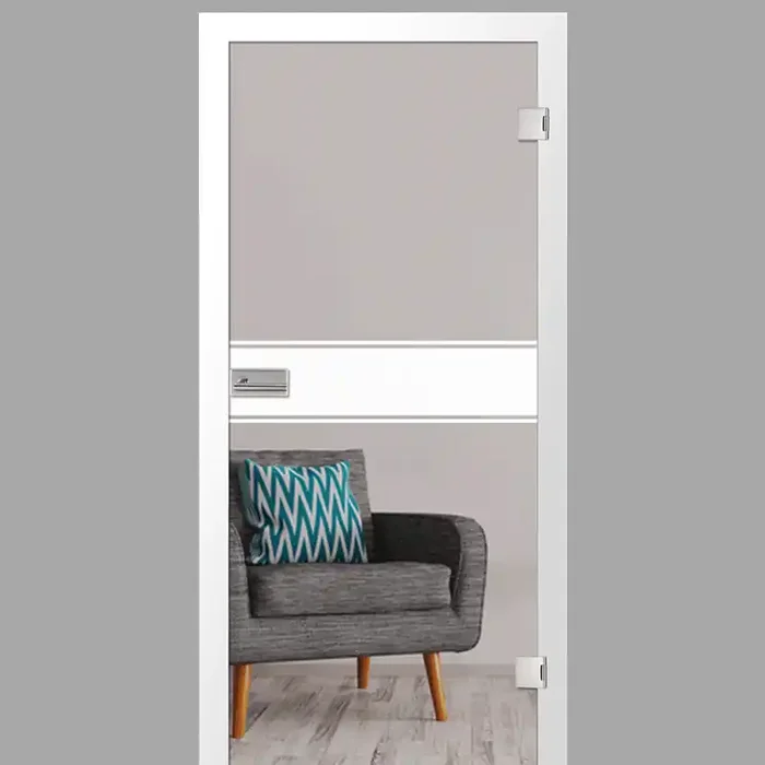 alba Motiv matt – Ganzglastüren / Glastüren mit Zarge Komplettset – Erkelenz