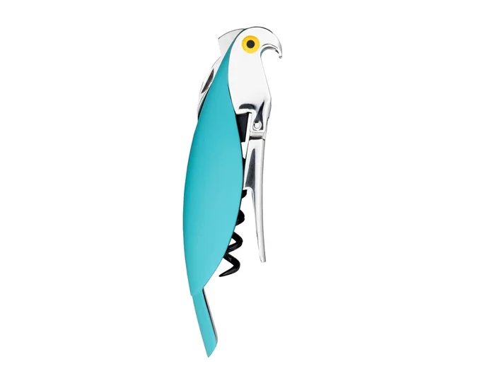 Alessi Parrot Korkenzieher – punti Azzurro Entworfen von Alessandro Mendini