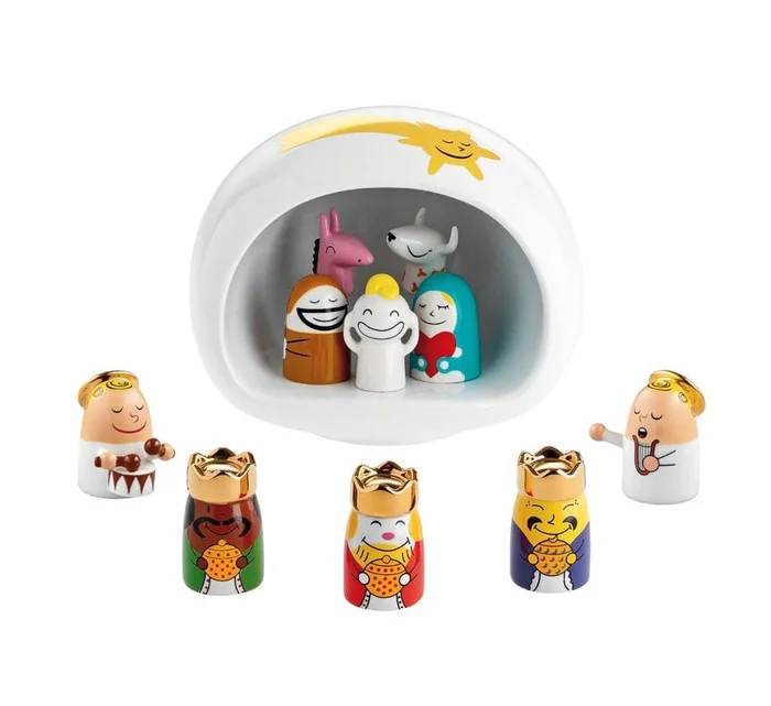 Alessi Xmas Friends Nativity Scene Entworfen von Massimo Giacon