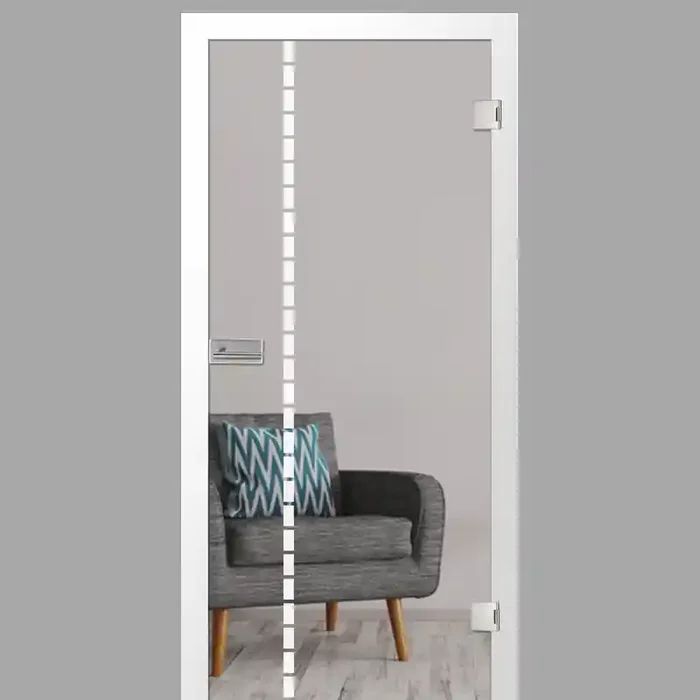 algo Motiv matt – Ganzglastür / Glastür – Erkelenz
