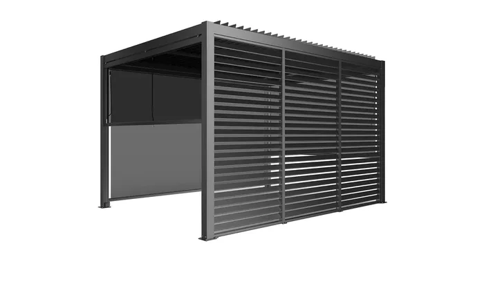 Alu-Lamellenwand Shadow 90 x 218 cm