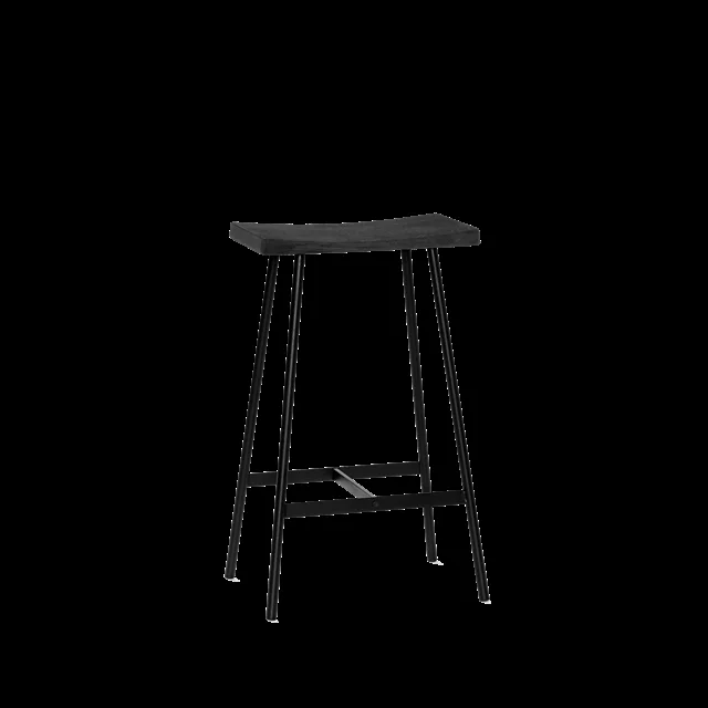 Andersen Furniture HC2 Barhocker 65 cm Schwarz