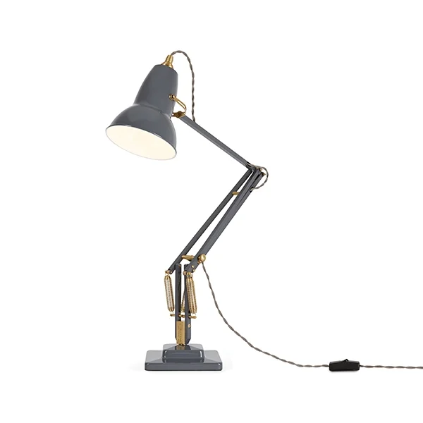 Anglepoise Original 1227™ Messing Tischleuchte Elefantengrau