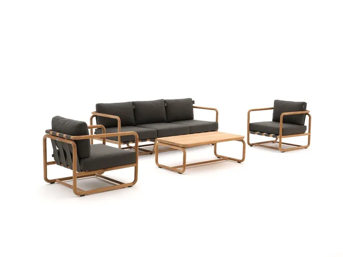 Apple Bee Dolce Sessel-Sofa Lounge-Set 4-teilig