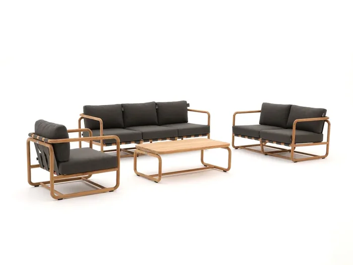 Apple Bee Dolce Sessel-Sofa Lounge-Set 4-teilig
