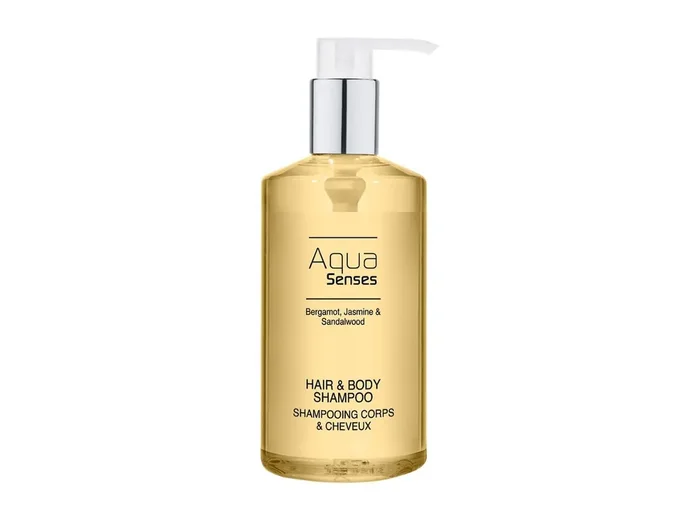 Aqua Senses – Haar- & Körpershampoo, Pumpspender, 300ml